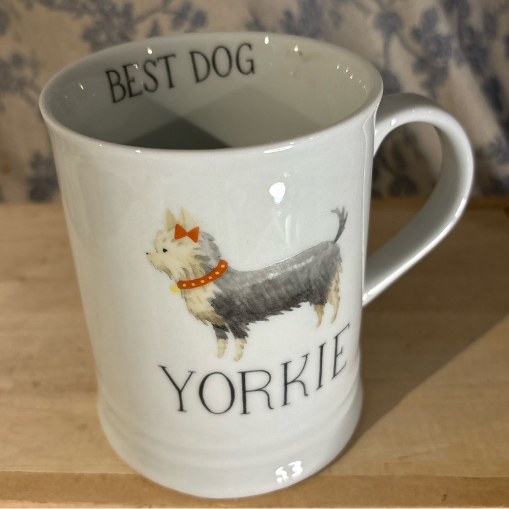 BNWT Yorkie Best Dog Mug Julianna Swaney for Fringe Studio